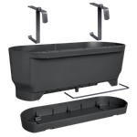 greenville easy balcony 52cm living schwarz